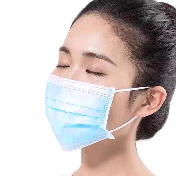 Quality GMP Certificate Blue Elastic Earloop Medical Mask wholesale