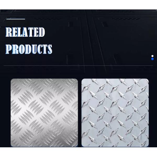 5052 6063 Rolling Aluminum Checker Sheet Noneslip 3bar 5bar For Trailers