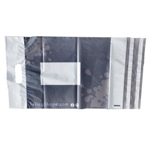 Lightweight 5mil Flexible Mailing Envelopes Die Cut Handle Bags