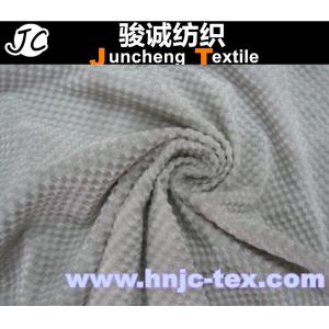 Cheap 100% Polyester Knitting Weft Pineapple Fabrics French Velvet fabric for sofa/ upholstery for sale