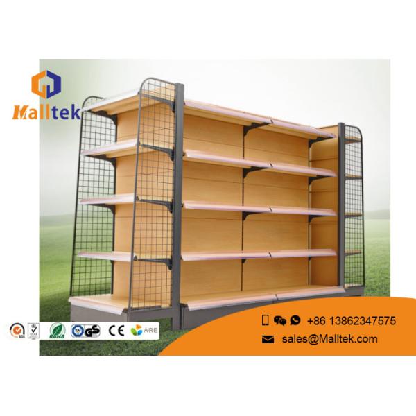 Quality 90KG Loading Capacity Supermarket Gondola Shelving Supermarket Display Racks wholesale