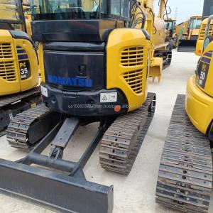 Used Komatsu PC30MR 3 Ton Mini Excavator with Original Hydraulic Valve at Best