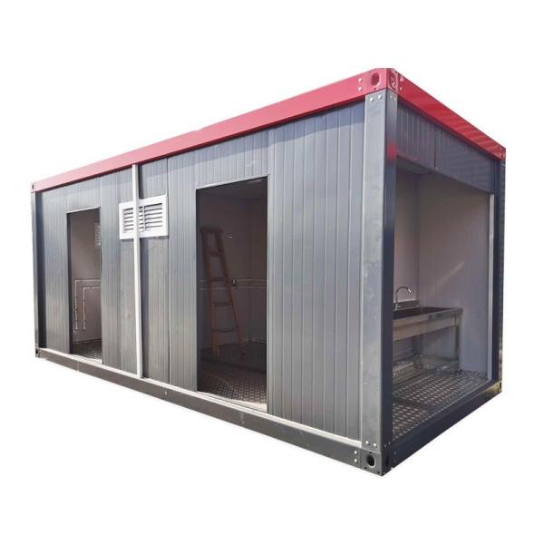 Breathable Container House for Easy Install Mobile Public Restroom at Constructi