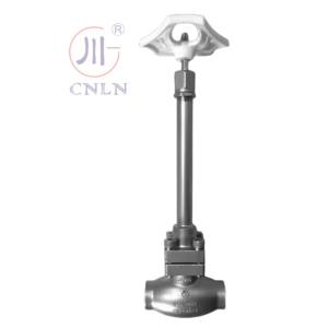 Manual CF3/CF8 Long Stem Globe Valve For Cryogenic Storage Tank / Liquid Gas