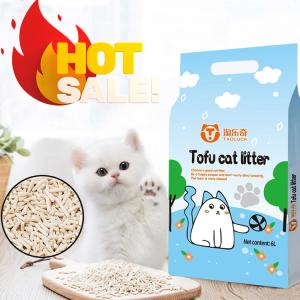 Flushable Tofu Litter Cat Kitty Deodorization Easy Scoop Clumping