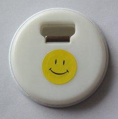 Die casting Silver / Antique Silver Customize Tin bottle opener with magnet