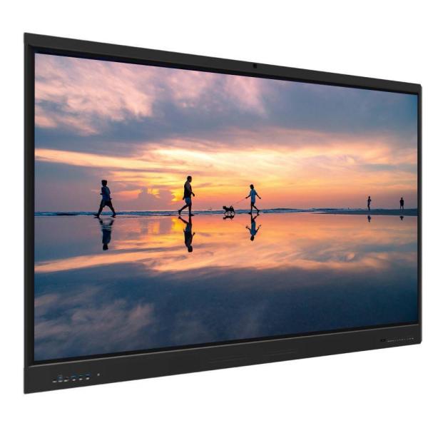 Quality 86 Inches Anti-glare Tempered Glass Interactive Whiteboard Built-in 5000:1 Speaker Wifi BT Hotspot Light Sensor 50 Touch Points For Conference Classroom Kids wholesale
