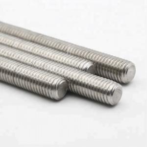 Anti Corrosion Full / Part Galvanized Threaded Rod ASTM 3/8 For Construction