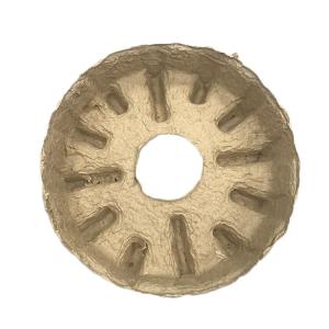 Brown Recycled Compostable Paper Packaging Antistatic For Bell Holder