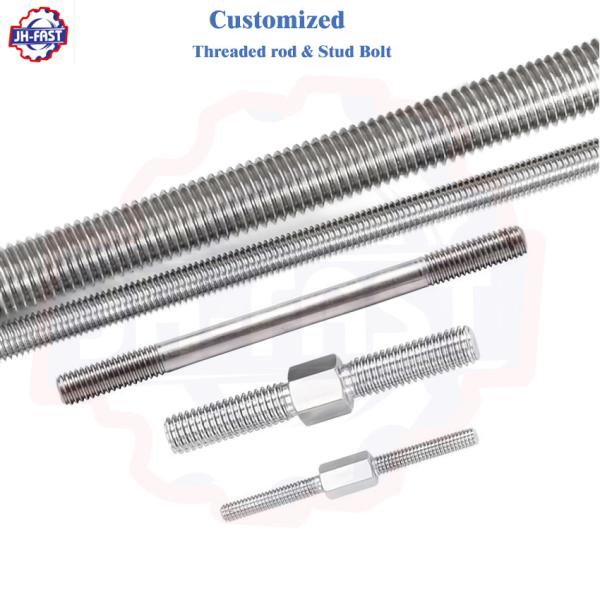 Full Threaded Bar M3 M5 M6 M8 M10 M12 M24 M36 SS304 SS 304 316 Threaded Rod for