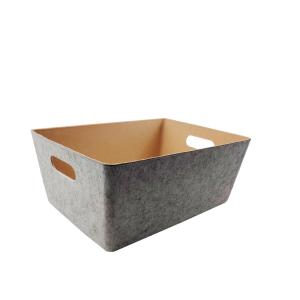 Factory Direct Supply Fashion Wool Felt Bast Storage Bin