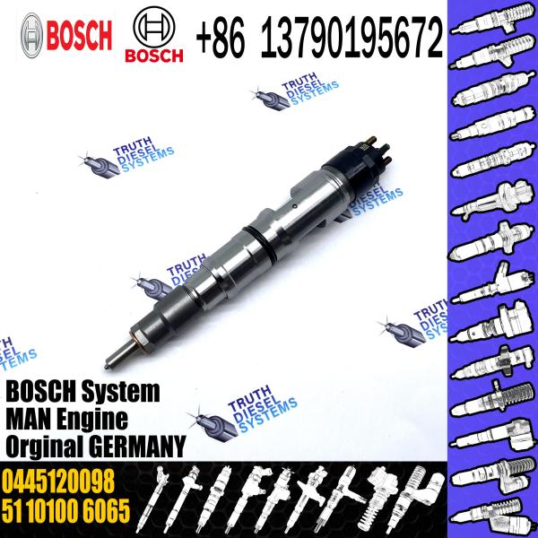 Quality High Quality Common Fuel Injector 0445120098 0445120147 0986435562 For Man Temsa Opalin 6.9 d D0836 LOH52 9 wholesale