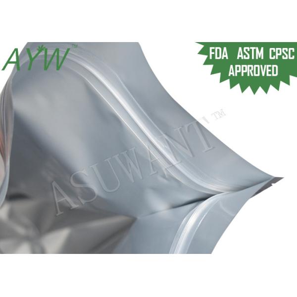 Quality Black Inside Foil Weed Smell Proof Bags FDA For Refill Pack FDA / VMPET wholesale