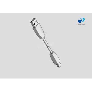 USB Cable Assemblies, USB 4-Position Plug, Type A to Type B, Double-Ended,