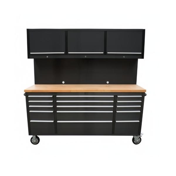 Quality Brown Heavy Duty Work Bench Tool Cabinet Set for Durable Workshop Organization wholesale