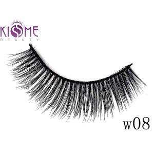 Durable Shine Whispy Faux Mink Eyelashes Multi Layers Makeup Application