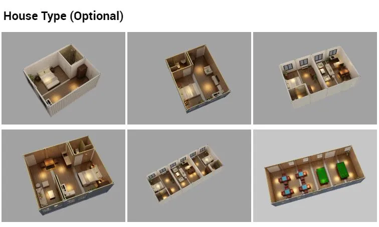 20FT Storage Prefabricated Luxury Flat Pack Cheap Container House