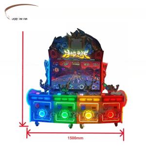 4 Players Ice Frame Battle Shooting Arcade Machine For Game Room