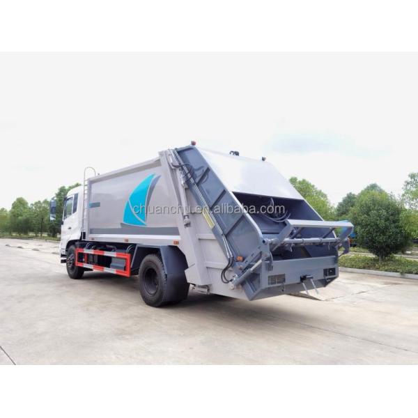 Construction Waste Cleaning Residential Property Waste Compression Truck Euro 4 Emission Standard