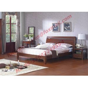 China Modern American design Solid Wood Bed for Luxcury Villa use on sale