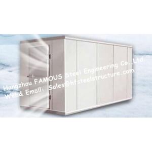 Cheap Prefab Walk in Freezer Units Cold Room And Walk In Cooler Box with Metal Camlock Panels For Poultry for sale
