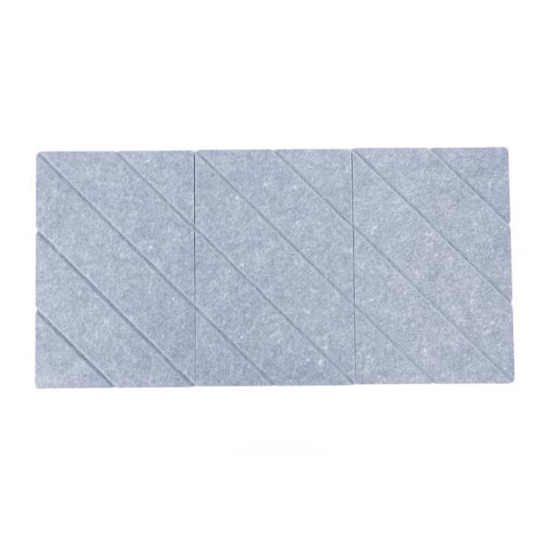 Slotted Polyester Polyester Acoustic Panels Studio Room Cinema