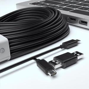 USB 2.0 Type C Male to USB B Male Data Cable for Printers and Scanners