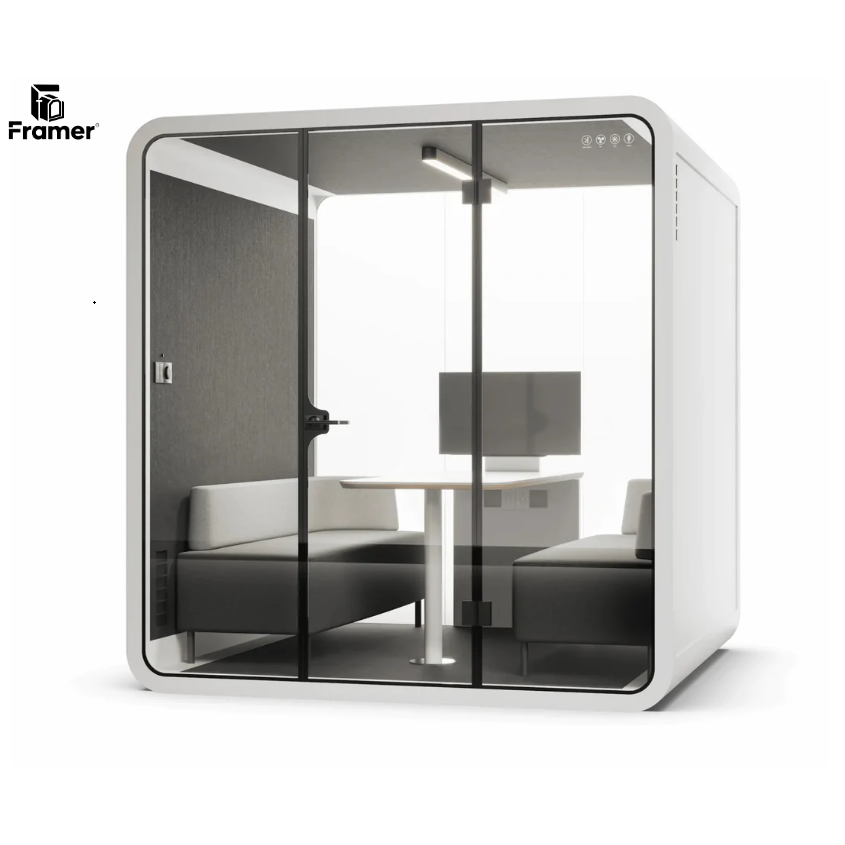 Fully Enclosed Acoustic Office Pod Customizable Office Quiet Pod Extendable
