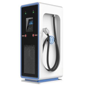 China IP54 DC EV Charger AC380V 80KW Fast Dc Charging Station With Advertising Display on sale