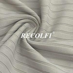 China Stretch Ribbed Activewear Knit Fabric Eco Friendly Gym Wearing Warm Up Suits on sale
