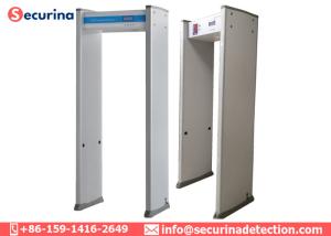 Cheap MBSU Backup Battery Walk Through Metal Detector Body Scanner With 6 Detecting Zones for sale