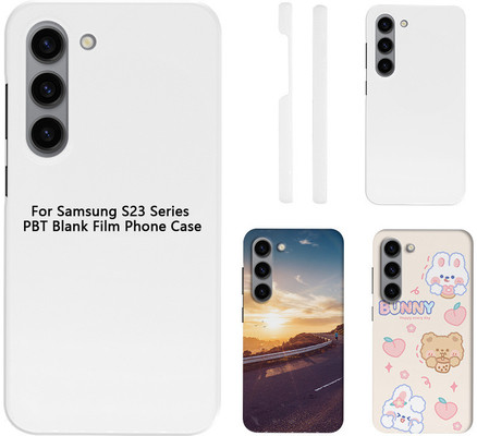 White Blank Sublimation Coating Slim Phone Cases For Samsung S24 25 23 3D