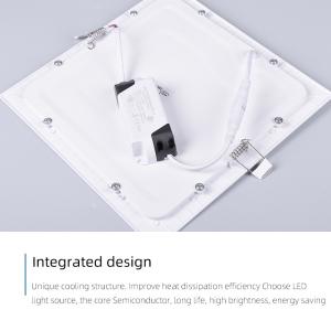 Indoor Lighting Recessed Mounted Slim Round Square Led Panel Light For Home