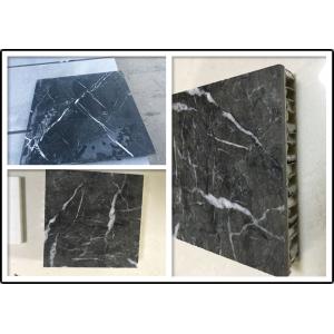 Marble Stone Aluminium Honeycomb Panel with Edge Open For Indoor Decoration