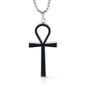 Buy cheap Advanced, minimalist, fashionable, and niche men's original cross pendant from wholesalers