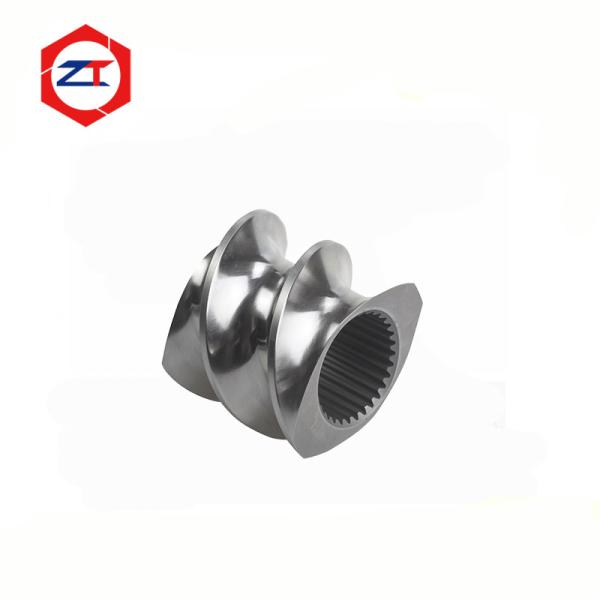 Quality Mirror Surface Extruder Screw Elements PM-HIP Material High Hardenability Twin Screw Extruder Tse Series Screw Element wholesale