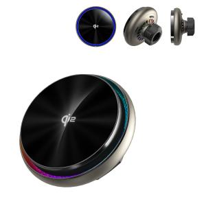 Starry Sky Light Magnetic Car Wireless Charging Bracket Built-In Silent Cooling