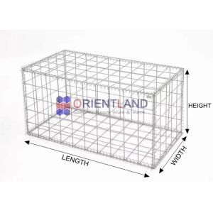 4mm Hdg Wire Welded Gabion Baskets Front Yard Landscape Wall