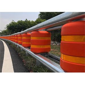 Traffic Safety ISO Standard EVA Buckets Rolling Guardrail Barrier For Highway