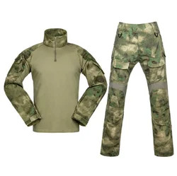 Tan Tactical Military Uniform Windproof Breathable Protective G2 G3 Suit Frog