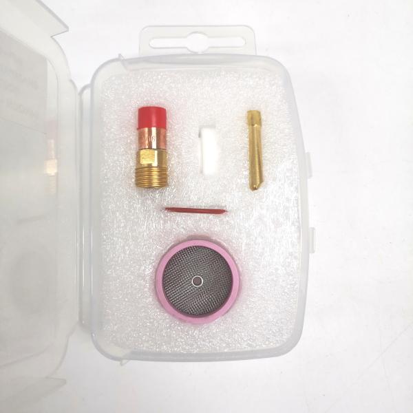 WP17 18 26 Tig Consumables Torch Gas Lens Wedge Collect Champagne Nozzle 53NACN Kit
