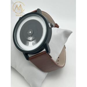 Leather Strap Waterproof Quartz Movement Kids Wrist Watch with Colors Option