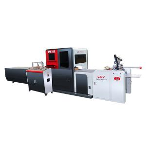 Cheap Automatic Visual Positioning Machine For Rigid Boxes Speed up to 25-35pcs / min. for sale