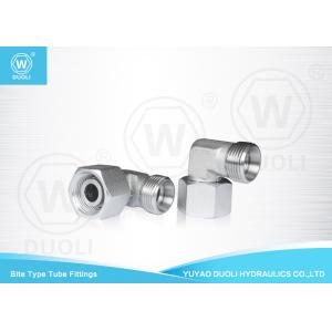 China High Pressure 90 Degree Elbow Reducer Tube Adaptor With Swivel Nut Carbon Steel on sale