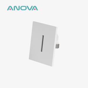 Cheap Ocean Square Recessed Stair Lights DC12V 1W Exterior Stair Lights for sale