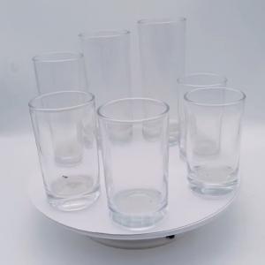 Cheap Bottom Dia 53mm 59mm Juice Drinking Water Glasses For Wine 160ml 300ml for sale