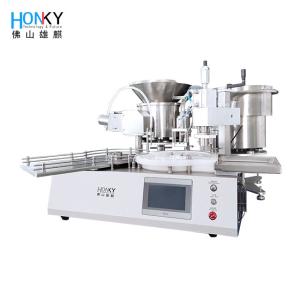 Desktop Full Automatic Vial Liquid Filling And Capping Machine For Small Batch