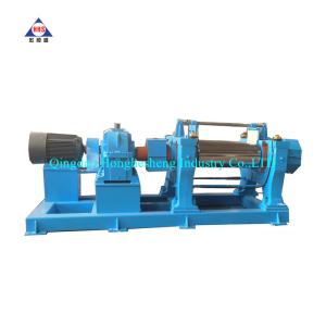 Nylon Bush Rubber Plastic Two Roll Mixing Mill PLC Control 5KW