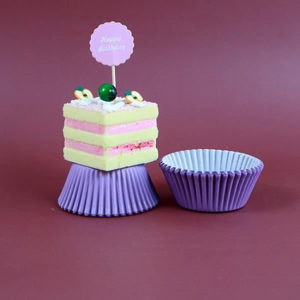 50Pcs/Set Panttern Violet Coloured Muffin Paper Cupcake Cases Baking Cup Cake Case Disposable Cake Baking Paper Cup