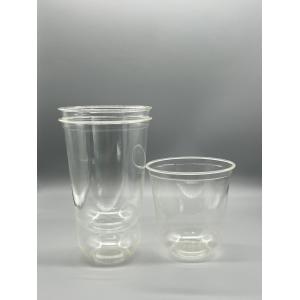Disposable 20oz PLA Clear Cup With Lid Customized Logo Acceptable